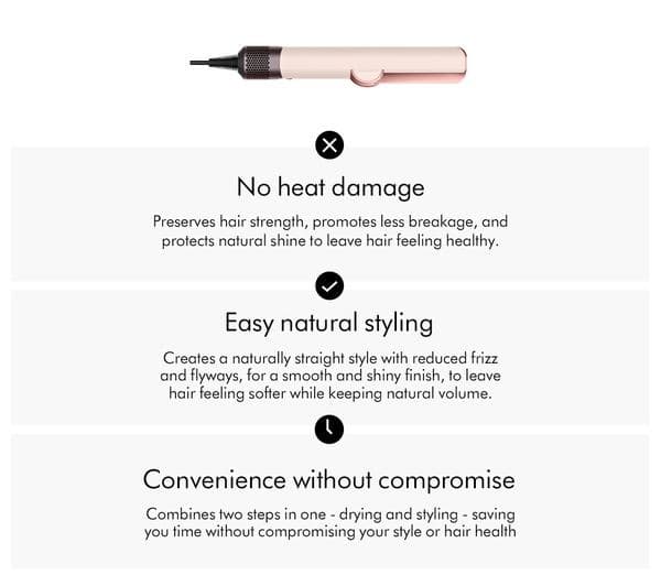 Dyson Airstrait HT01 Hair Straightener Ceramic Pink - Image 4