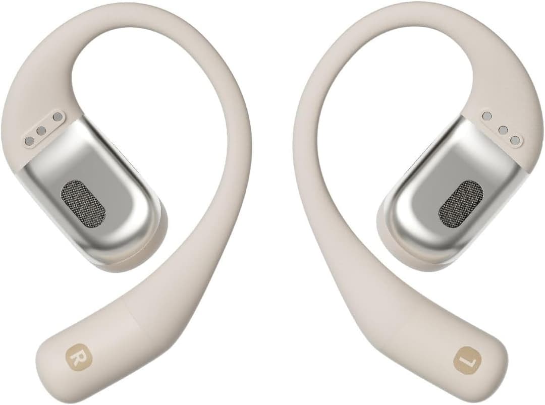 Shokz OpenFit Wireless Earbuds Beige - Image 6