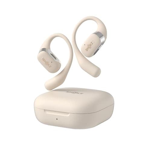Shokz OpenFit Wireless Earbuds Beige - Image 8