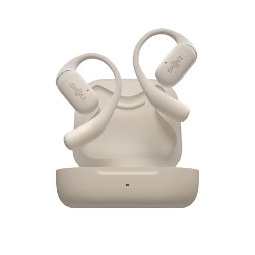 Shokz OpenFit Wireless Earbuds Beige - Image 10