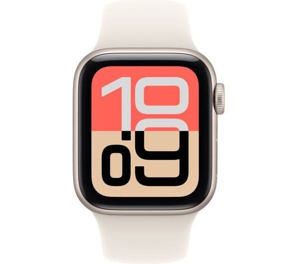 Apple Watch SE 3 Smartwatch 40mm Starlight Aluminium Starlight Sport Band S/M - Image 8