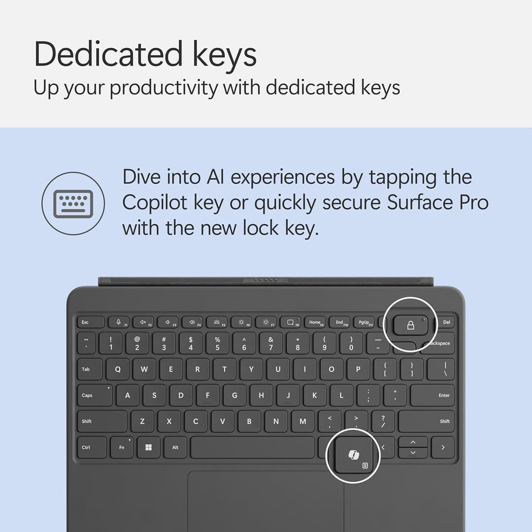 Microsoft Surface Pro 13" 2-in-1 Snapdragon X Plus 16GB 256GB Platinum - Image 6