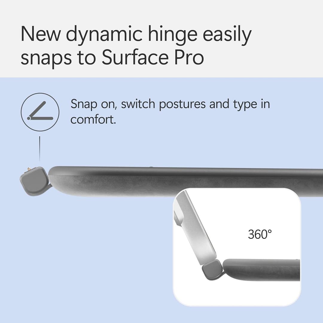 Microsoft Surface Pro 13" 2-in-1 Snapdragon X Plus 16GB 256GB Platinum - Image 7