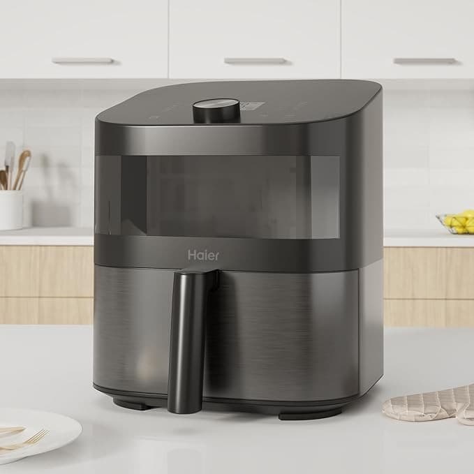 Haier Series 5 HAF5TW 7L Air Fryer Black - Image 4