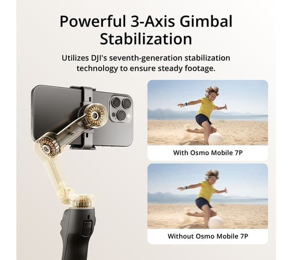 DJI Osmo Mobile 7P Gimbal Silver/Grey - Image 5