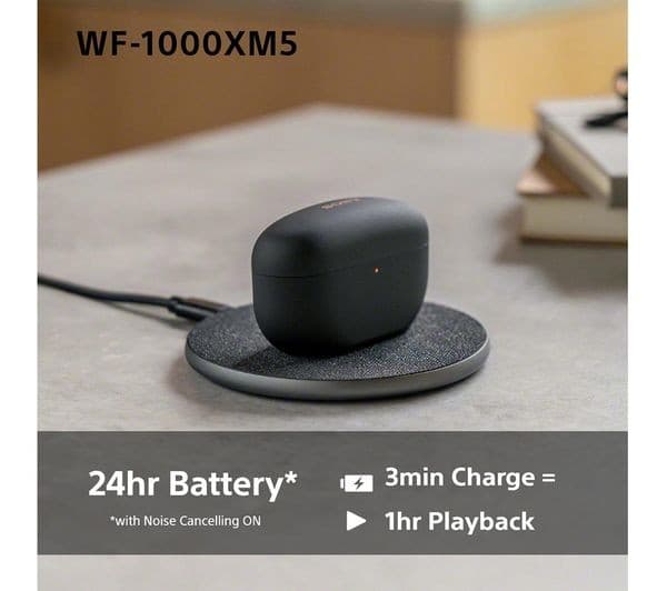 Sony WF-1000XM5 Wireless Earbuds Black - Image 7