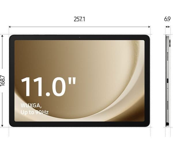 Samsung Galaxy Tab A9+ 128GB Tablet Silver - Image 3