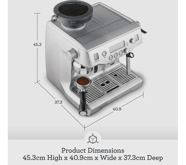 Sage BES980 The Oracle Coffee Machine Brushed Stainless Steel - Image 4