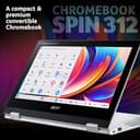 Acer Chromebook Spin 312 Intel N100 4GB 64GB Silver thumbnail 9
