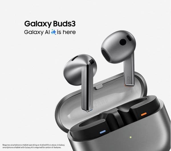Samsung Galaxy Buds3 Pro Wireless Earbuds Silver - Image 4