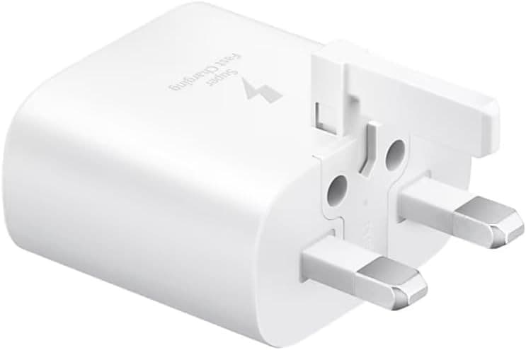 Samsung 25W USB-C Charger with Cable White - Image 1