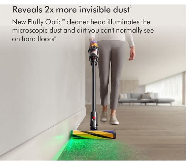 Dyson V12 Detect Slim Absolute Cordless Vacuum Nickel & Yellow - Image 3