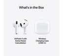 Apple AirPods 4 Active Noise Cancellation Wireless Earbuds White thumbnail 9