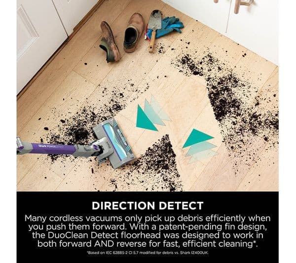 Shark PowerDetect IP1251UKT Cordless Vacuum Cleaner Java Grey - Image 3