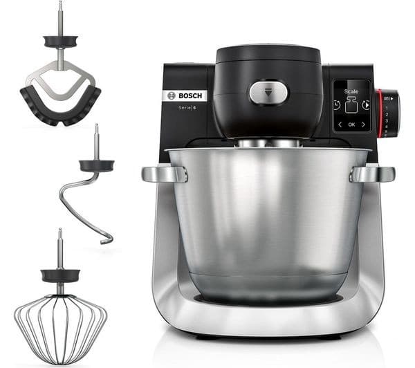 Bosch Series 6 MUMS6ZM00G Stand Mixer Black & Silver - Image 1