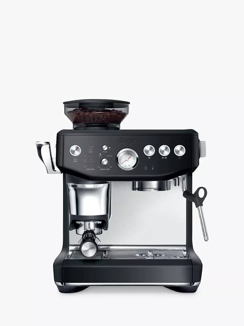 Sagethe Barista Express™ Impress Luxe Coffee Machine, Black Truffle - Image 3