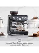 Sagethe Barista Express™ Impress Luxe Coffee Machine, Black Truffle thumbnail 4
