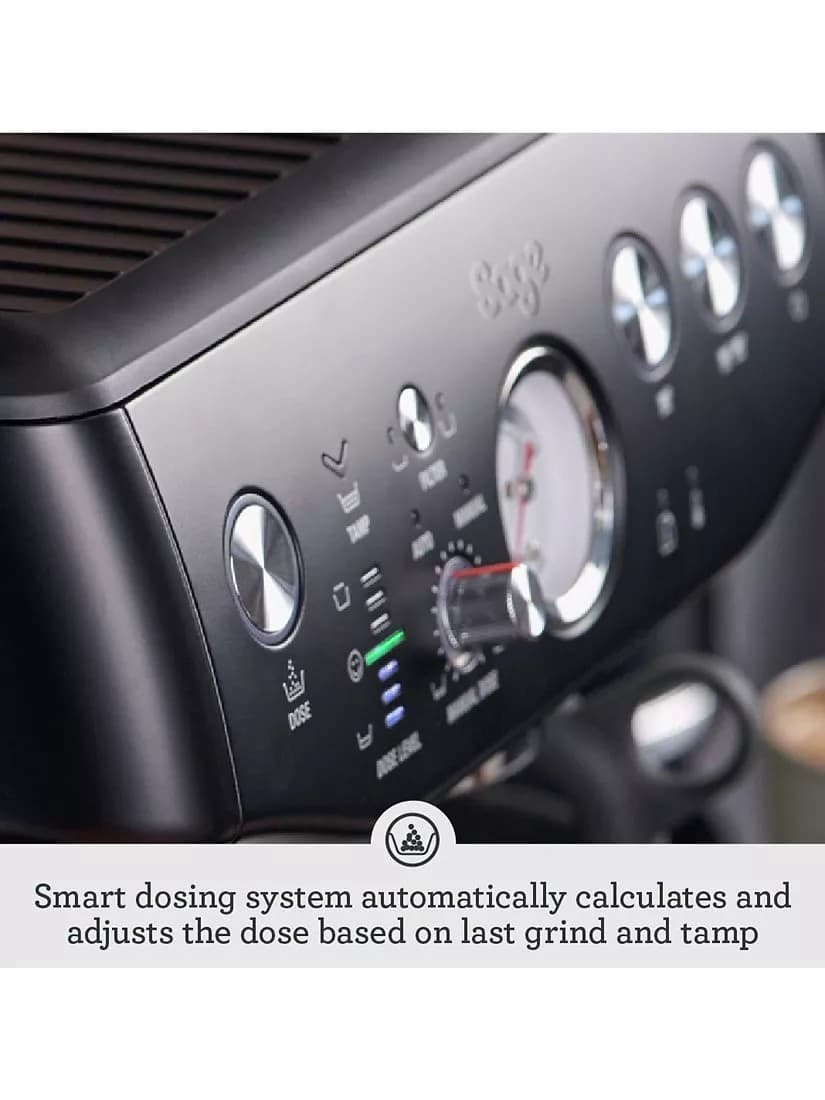 Sagethe Barista Express™ Impress Luxe Coffee Machine, Black Truffle - Image 7