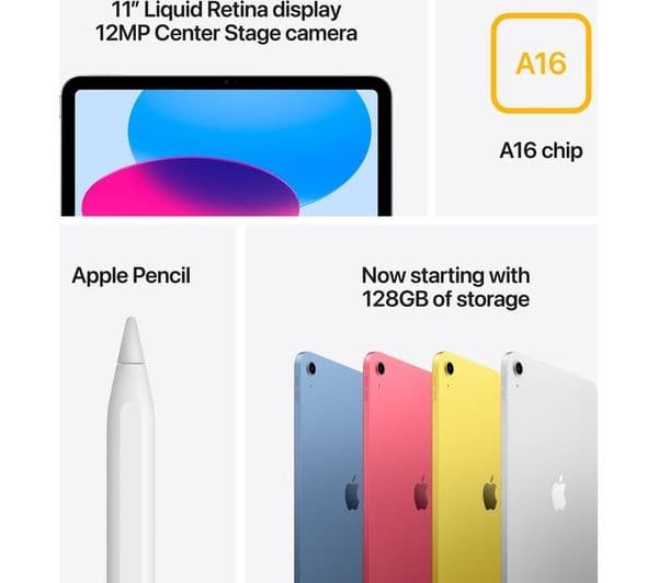 Apple iPad 11" (2025) 256GB Silver - Image 3