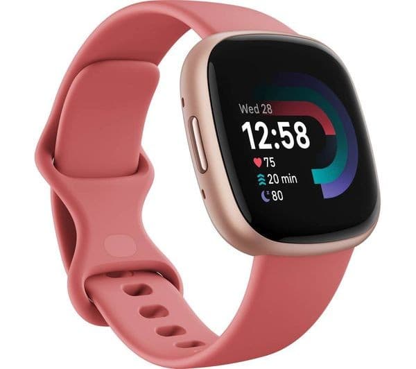 Fitbit Versa 4 Smartwatch Pink Sand