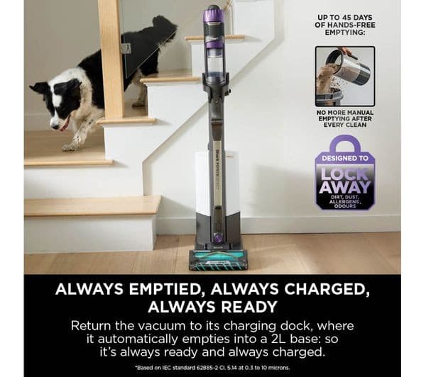Shark IP3251UKT Cordless Vacuum White/Java Grey - Image 4