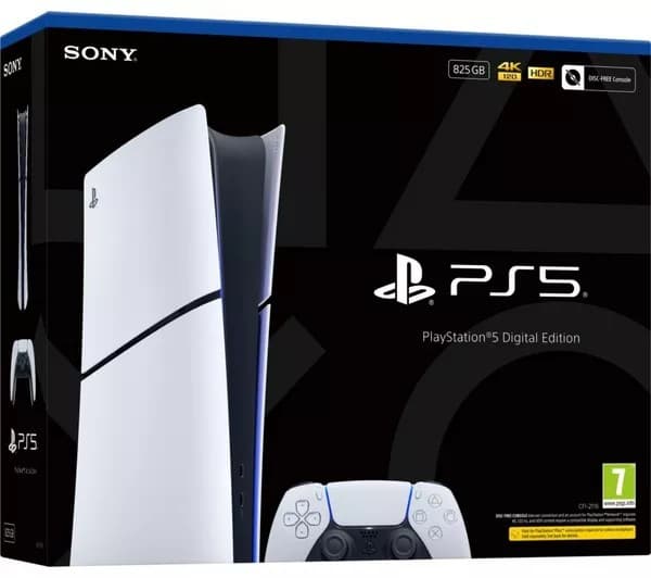 Sony PlayStation 5 Slim 825GB Digital Edition & Extra DualSense Controller Bundle - Image 7