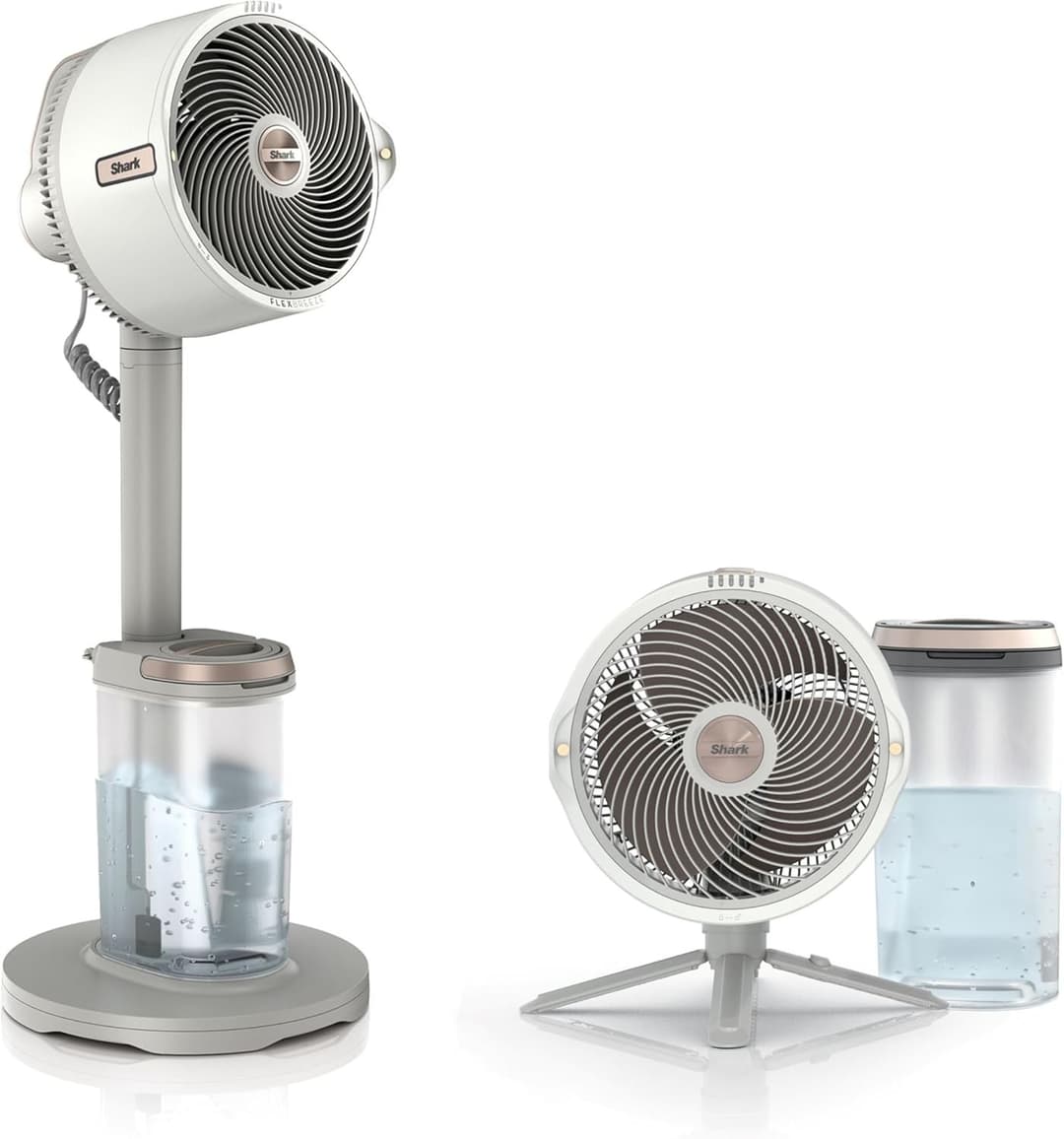 Shark FlexBreeze Pro Mist Fan FA300UK White - Image 1