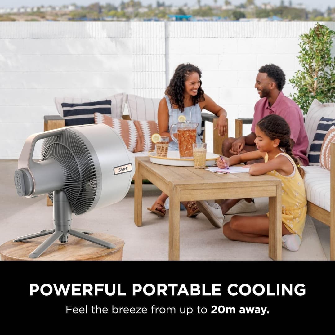 Shark FlexBreeze Pro Mist Fan FA300UK White - Image 3