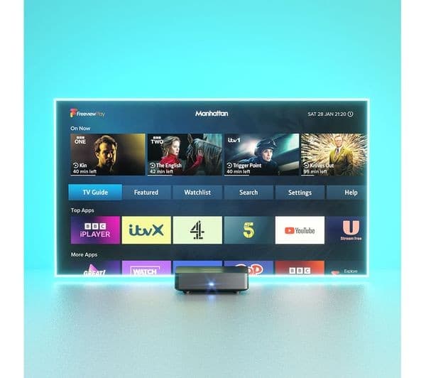 MANHATTAN T4 Freeview Play Smart 4K Ultra HD Set Top Box - Image 9