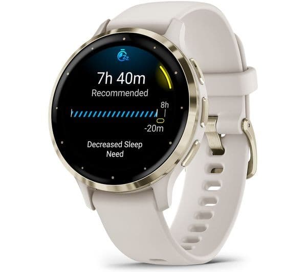 Garmin Venu 3S Smartwatch 41mm Soft Gold & French Grey - Image 3