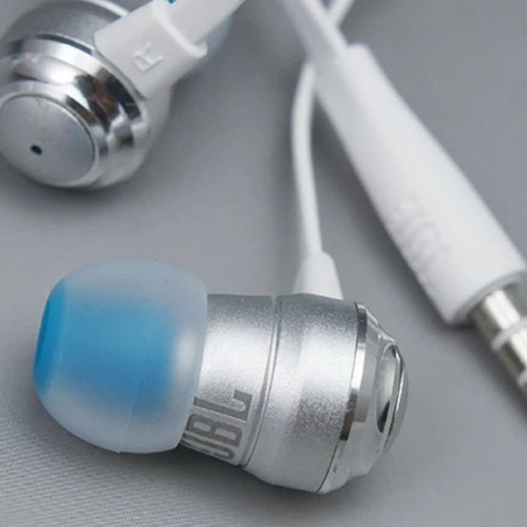 JBL Synchros T280A Wired In-Ear Headphones with Microphone – White - Image 1