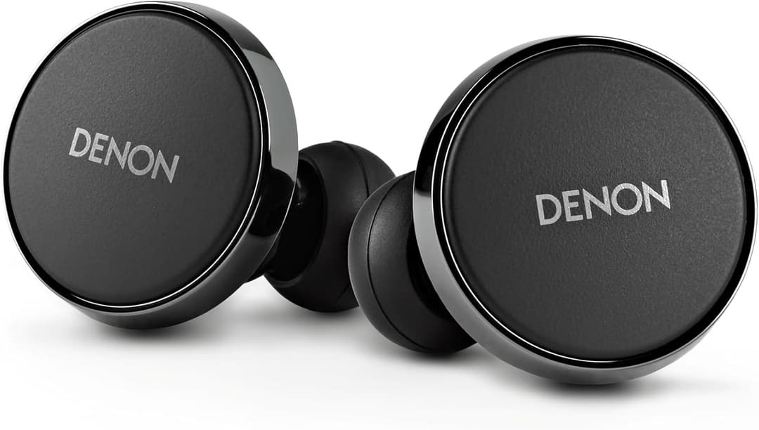 Denon PerL Pro Wireless Earbuds Black - Image 1