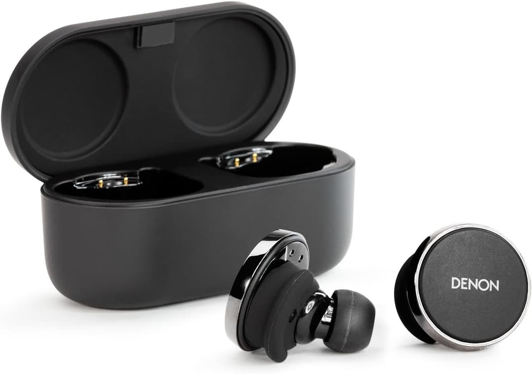 Denon PerL Pro Wireless Earbuds Black - Image 2