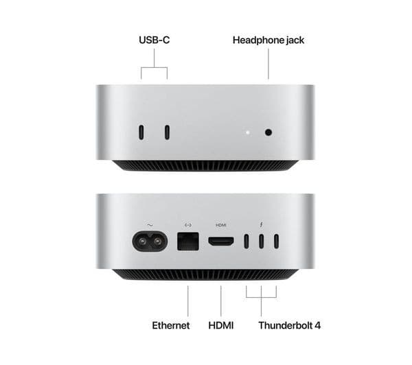 Apple Mac mini M4 16GB 256GB Silver - Image 2