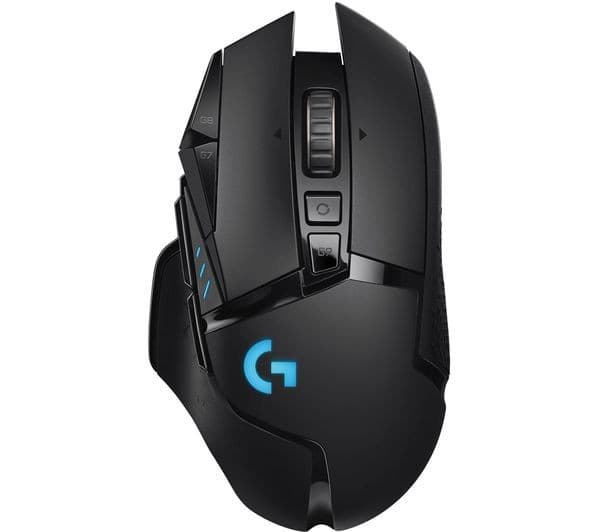 Logitech G502 Hero Lightspeed Wireless Gaming Mouse - Black