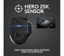 Logitech G502 Hero Lightspeed Wireless Gaming Mouse - Black thumbnail 3