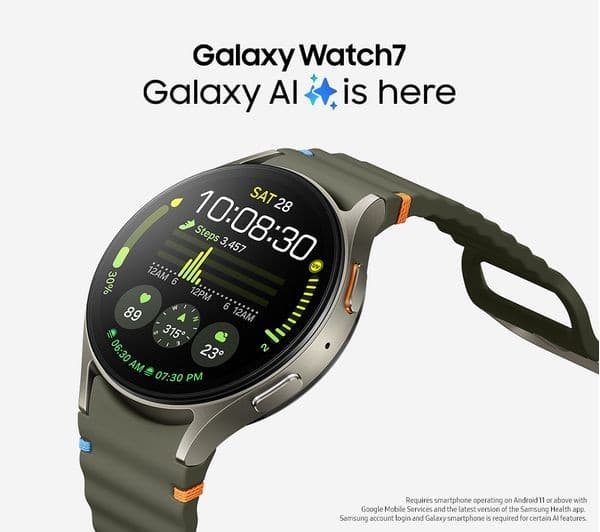 Samsung Galaxy Watch7 Smartwatch 44mm Silver - Image 4