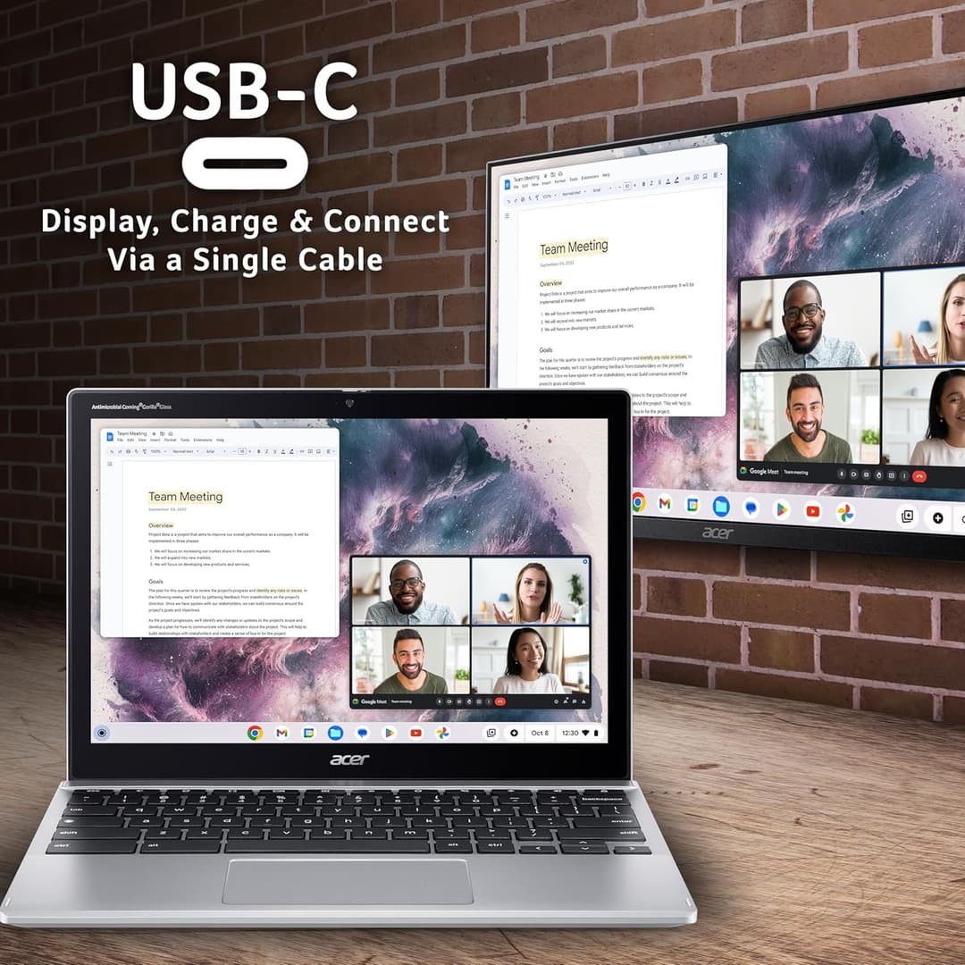 Acer Chromebook Spin 312 Intel N100 4GB 128GB Silver - Image 5