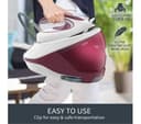 TEFAL Express Protect SV9201 Steam Generator Iron - White & Burgundy thumbnail 7
