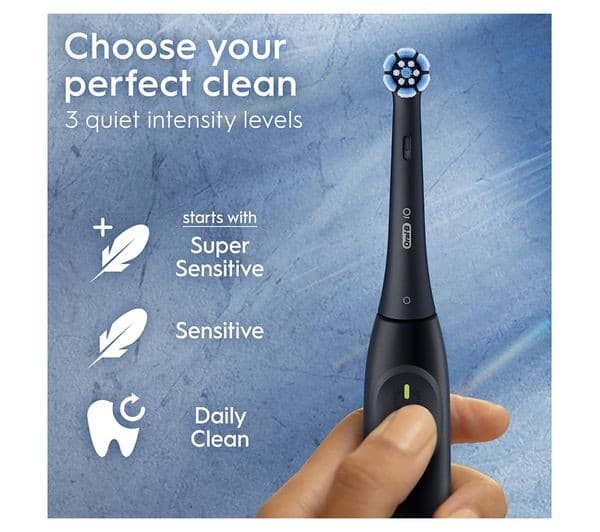 Oral-B iO2 Electric Toothbrush Duo Pack Night Black/Pink - Image 4