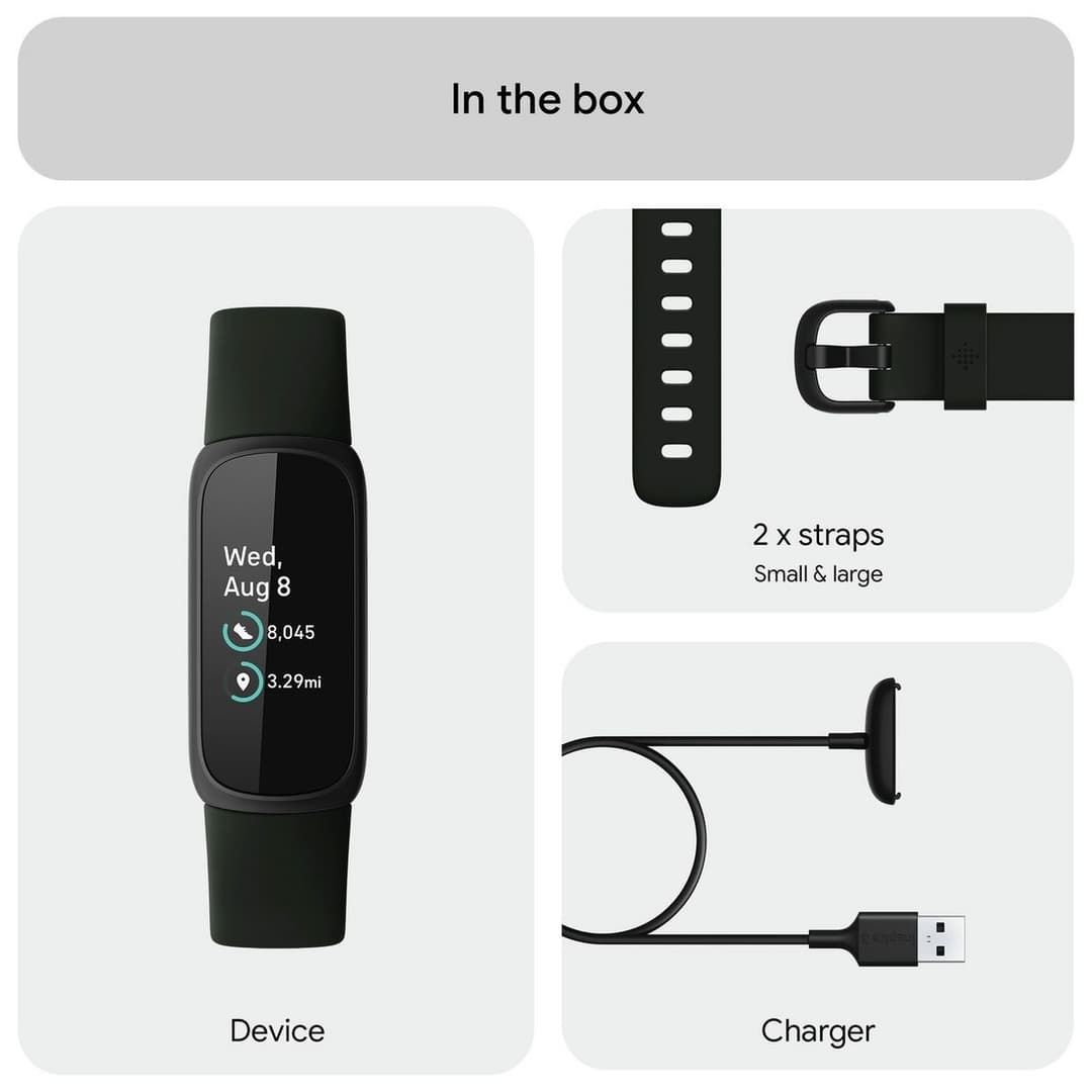 Fitbit Inspire 3 Activity Tracker Black - Image 8
