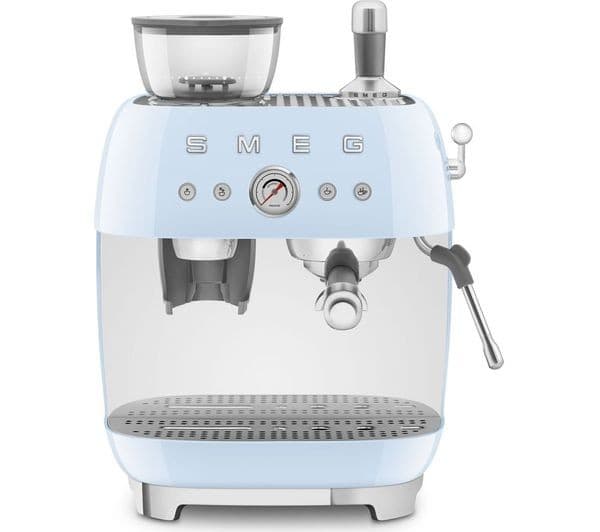 Smeg EGF03 Bean to Cup Coffee Machine Pastel Blue