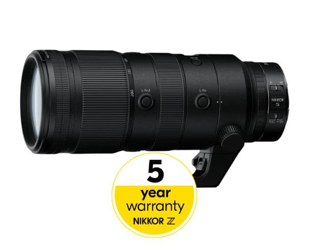 Nikon NIKKOR Z 70-200mm f/2.8 VR S Professional Telephoto Zoom Lens - Black