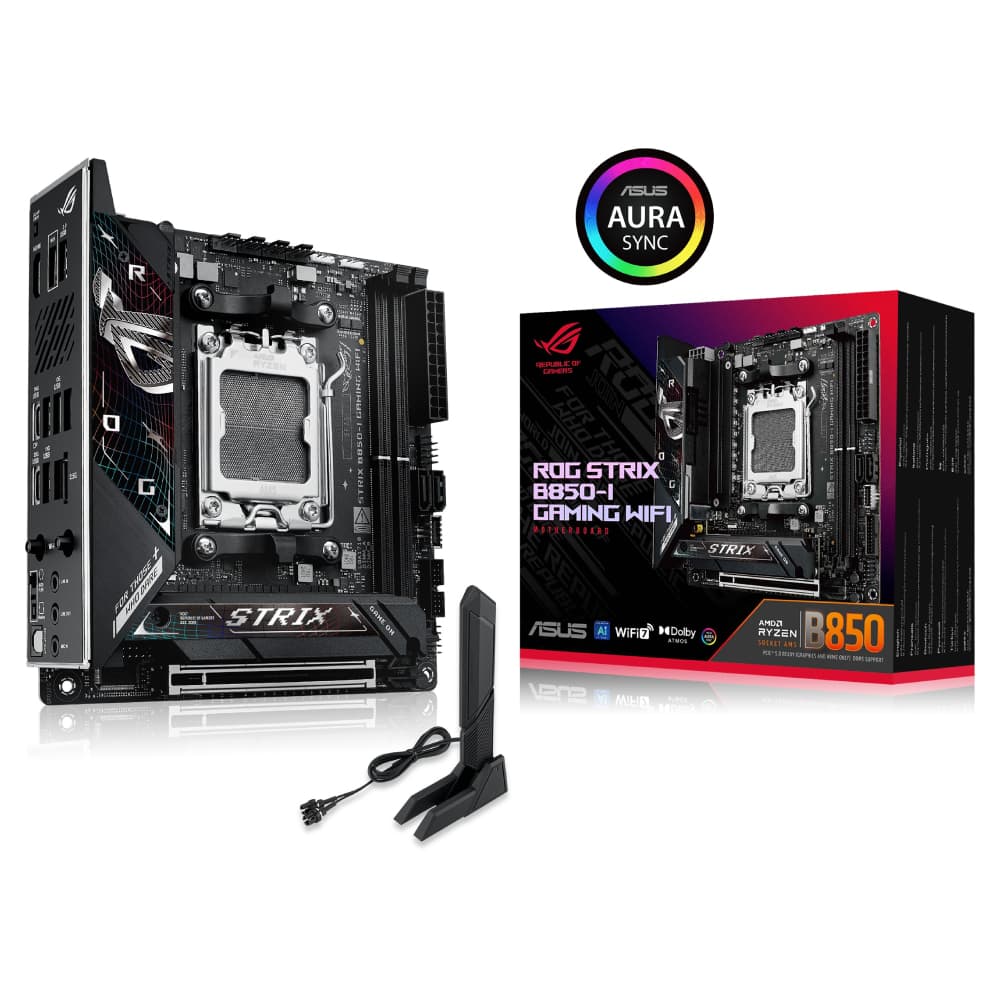 ASUS ROG STRIX B850-I GAMING WiFi AM5 DDR5 PCIe 5.0 Mini-ITX Motherboard