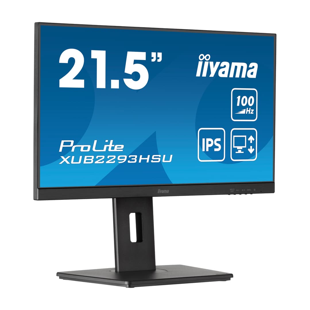 iiyama ProLite XUB2293HSU 21.5" IPS Full HD 100Hz Height Adjustable Monitor with Speakers - Image 3