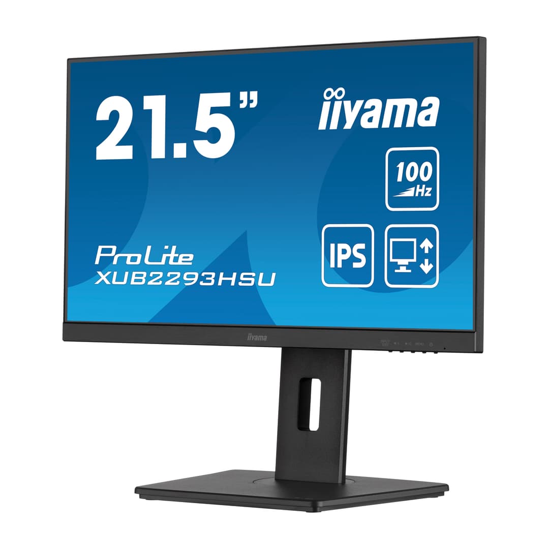 iiyama ProLite XUB2293HSU 21.5" IPS Full HD 100Hz Height Adjustable Monitor with Speakers - Image 4