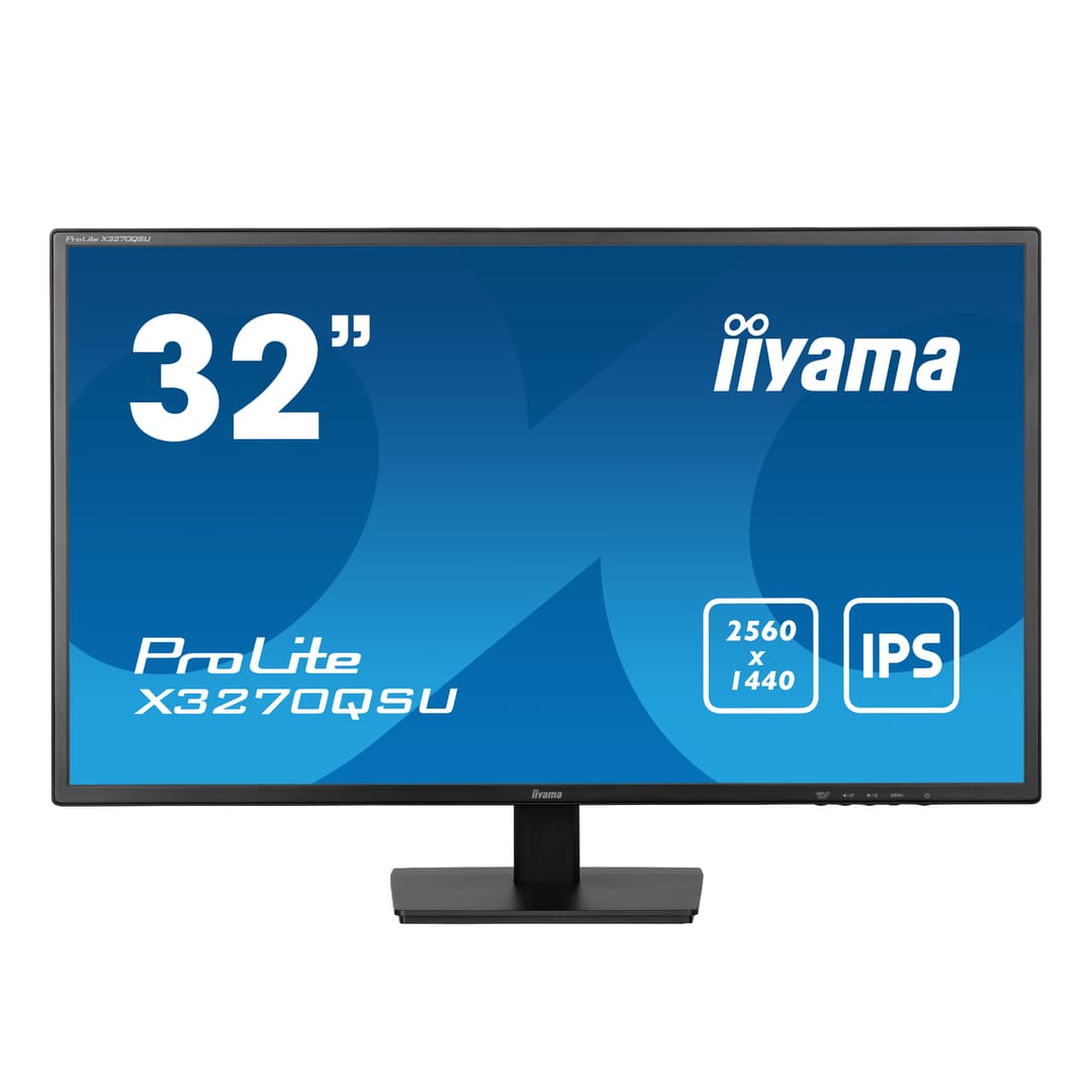 iiyama ProLite X3270QSU 32" IPS Quad HD 100Hz Monitor with Speakers - Image 1