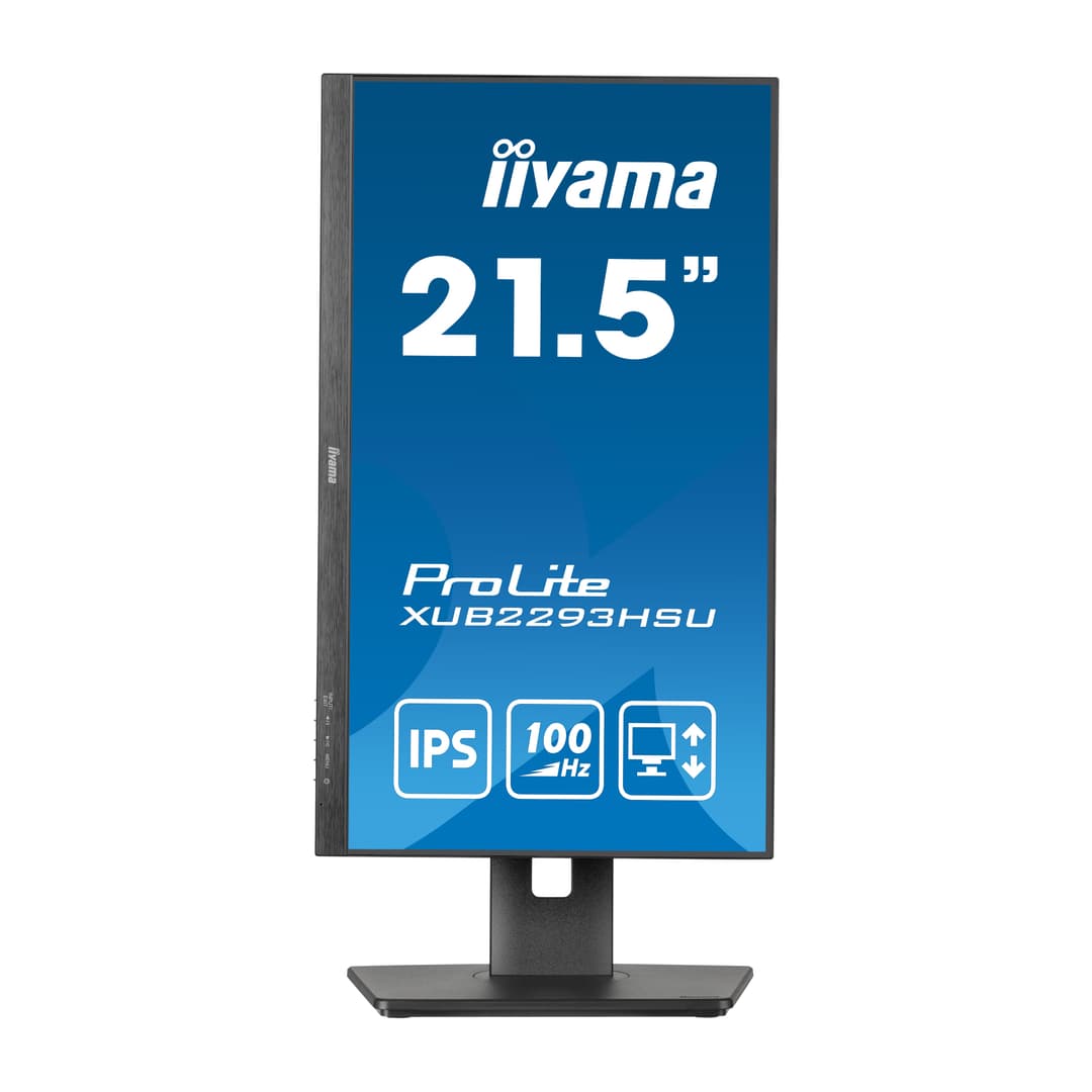 iiyama ProLite XUB2293HSU 21.5" IPS Full HD 100Hz Height Adjustable Monitor with Speakers - Image 2