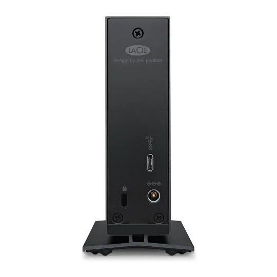 LaCie d2 Professional 10TB External Desktop Hard Drive USB-C Black - Image 2