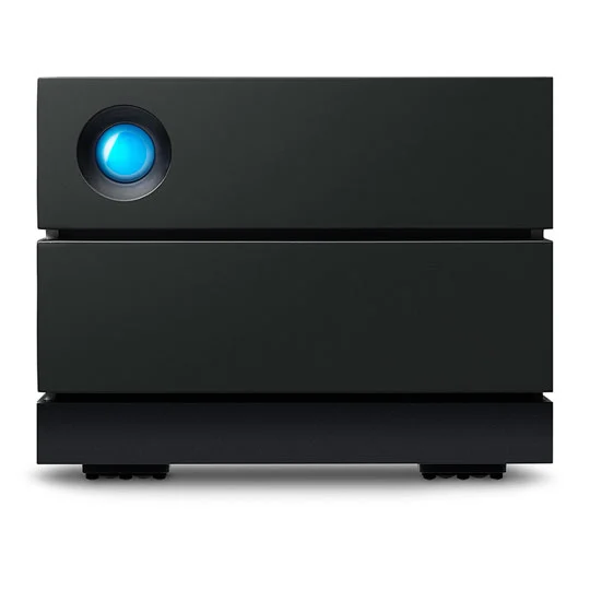 LaCie 2big RAID 8TB External Desktop Hard Drive USB-C Black - Image 2